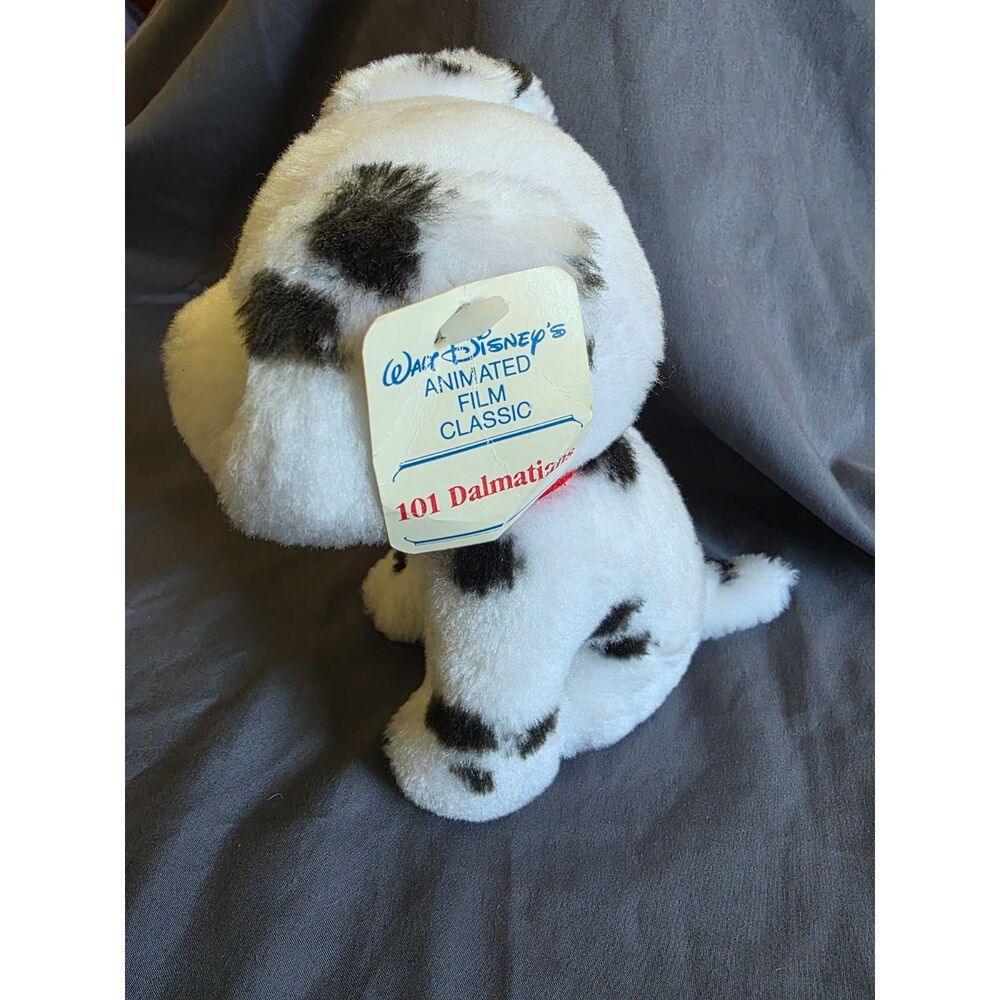 Vintage Disney 101 Dalmatians Dalmatian Pup Stuffed Animal With Original Tag